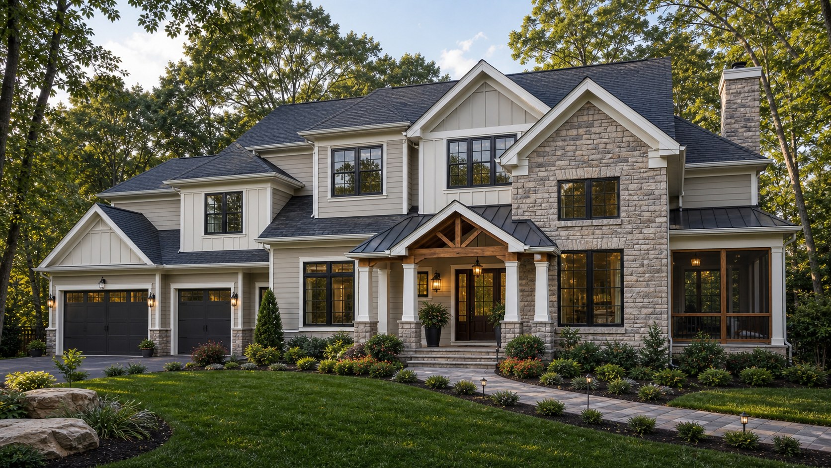Addition and renovation exterior scope