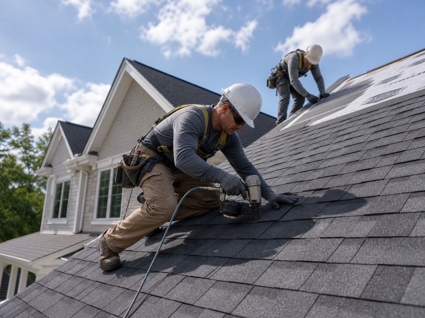 Professional roofing installation